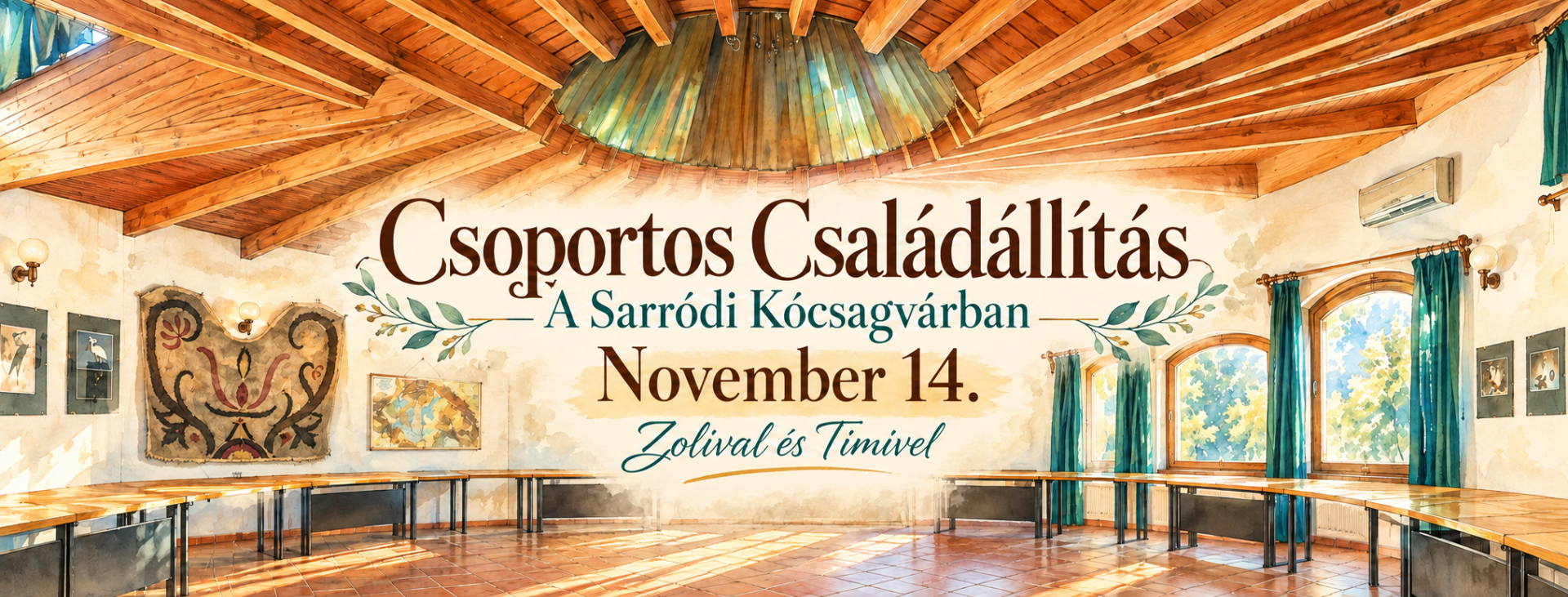 Sarródi kócsagvárban önismereti nap november 14-én szombaton Csoportos családállítás Zolival és Timivel
